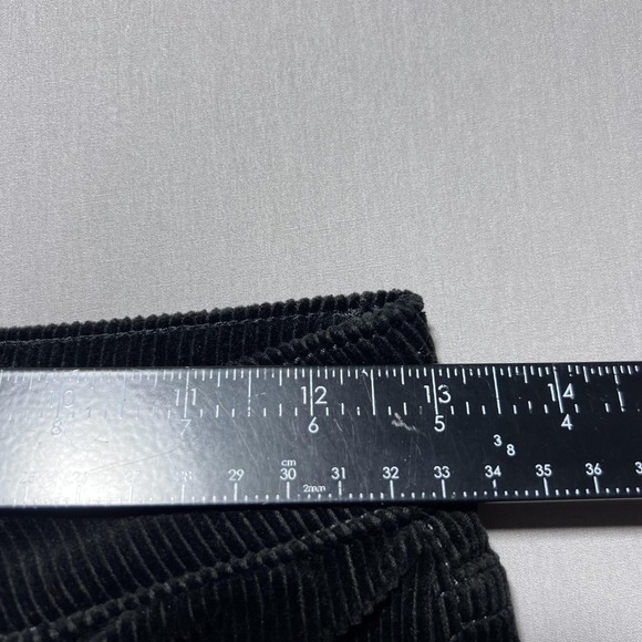 NWT Cout De La Liberte Super Flare Pants Womens 25 Black Corduroy Mid Rise - Picture 12 of 16